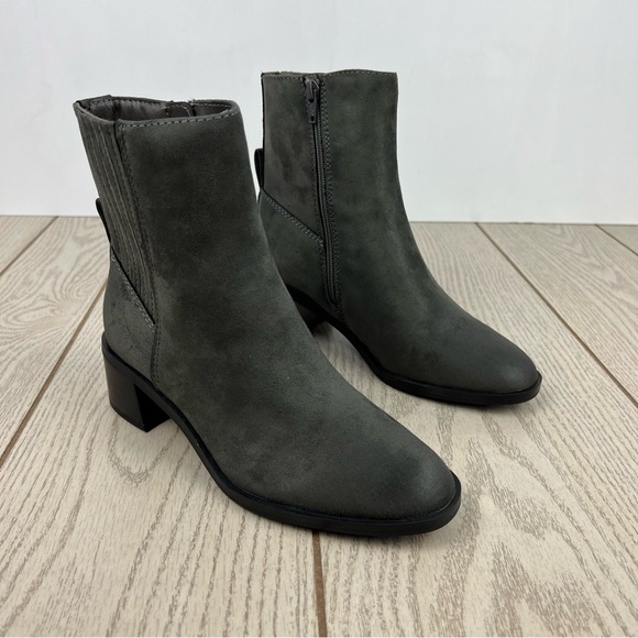 Style & Co Women's Orleyy Zip Dress Booties 6M Dark Grey MC - Picture 1 of 9